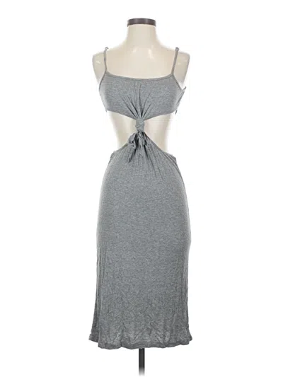 Pre-owned Shein Cocktail Dress In Gray