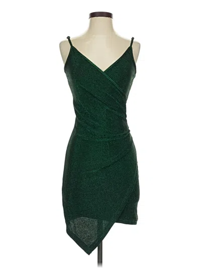 Pre-owned Shein Cocktail Dress In Green
