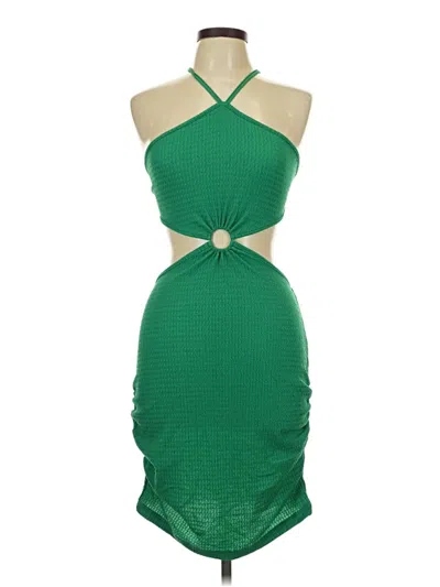 Pre-owned Shein Cocktail Dress In Green