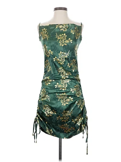 Pre-owned Shein Cocktail Dress In Green