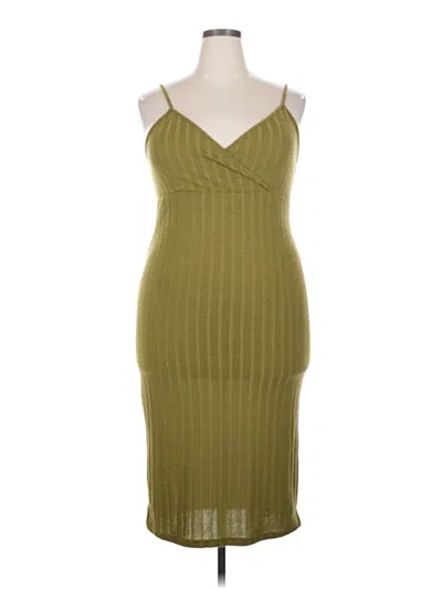 Pre-owned Shein Cocktail Dress In Green