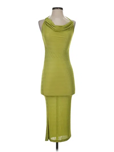 Pre-owned Shein Cocktail Dress In Green
