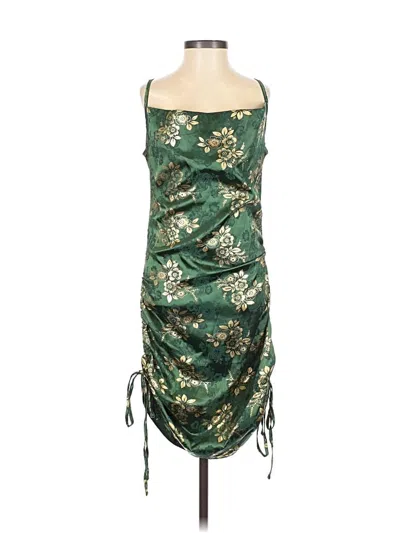 Pre-owned Shein Cocktail Dress In Green
