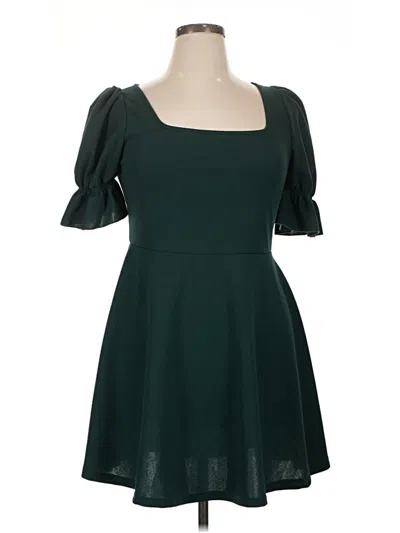 Pre-owned Shein Cocktail Dress In Green