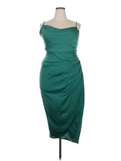 Pre-owned Shein Cocktail Dress In Green
