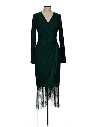 Pre-owned Shein Cocktail Dress In Green