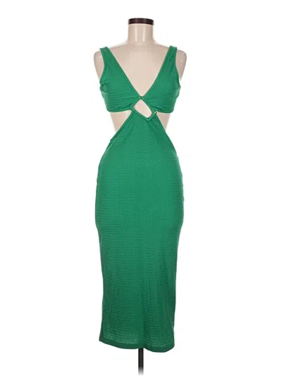 Pre-owned Shein Cocktail Dress In Green