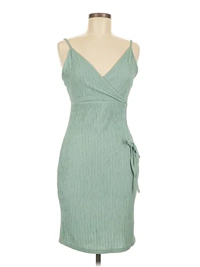 Pre-owned Shein Cocktail Dress In Green