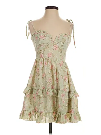 Pre-owned Shein Cocktail Dress In Green