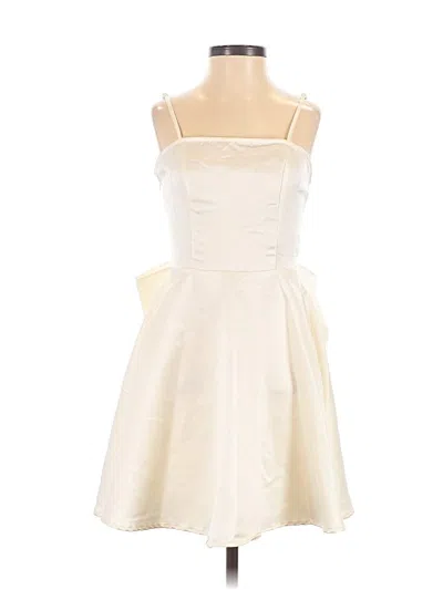 Pre-owned Shein Cocktail Dress In Ivory