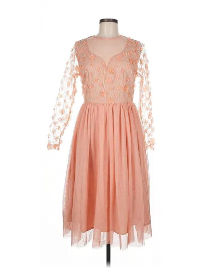 Pre-owned Shein Cocktail Dress In Orange