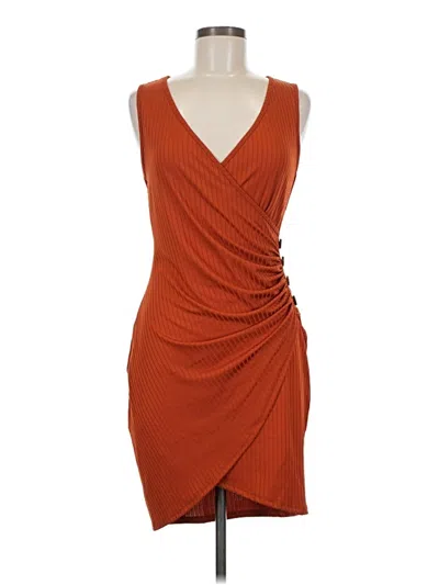 Pre-owned Shein Cocktail Dress In Orange