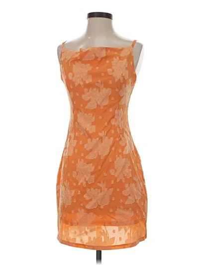 Pre-owned Shein Cocktail Dress In Orange