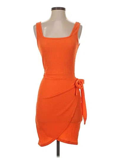 Pre-owned Shein Cocktail Dress In Orange