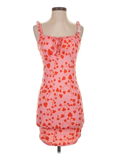 Pre-owned Shein Cocktail Dress In Orange
