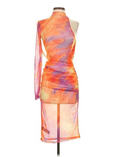 Pre-owned Shein Cocktail Dress In Orange
