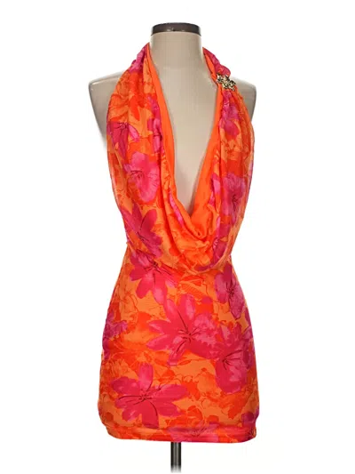 Pre-owned Shein Cocktail Dress In Orange