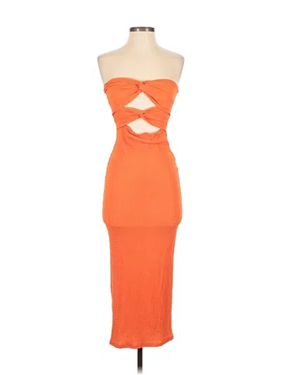 Pre-owned Shein Cocktail Dress In Orange
