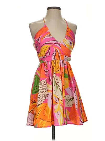 Pre-owned Shein Cocktail Dress In Orange