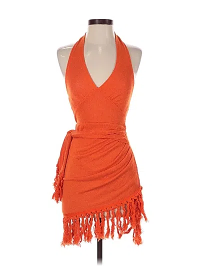 Pre-owned Shein Cocktail Dress In Orange