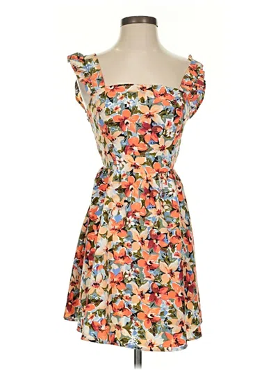 Pre-owned Shein Cocktail Dress In Orange