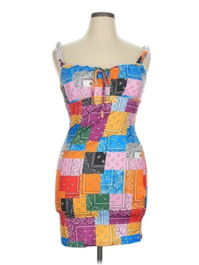 Pre-owned Shein Cocktail Dress In Orange