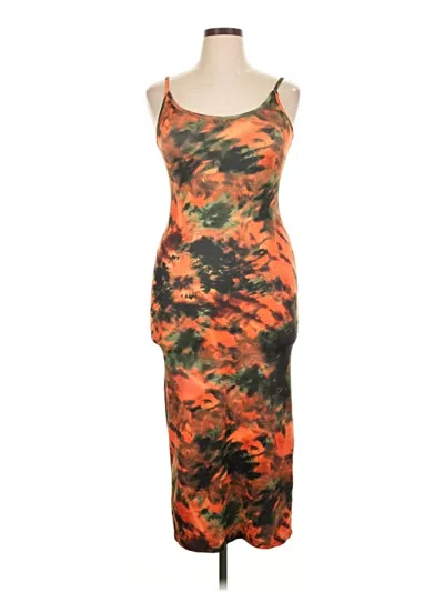 Pre-owned Shein Cocktail Dress In Orange