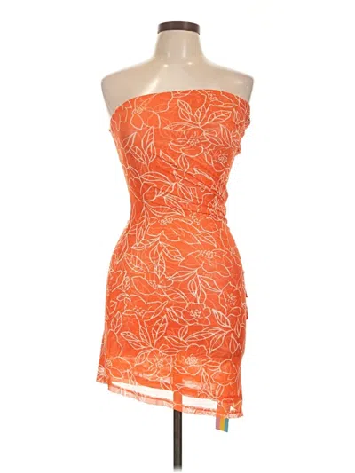 Pre-owned Shein Cocktail Dress In Orange