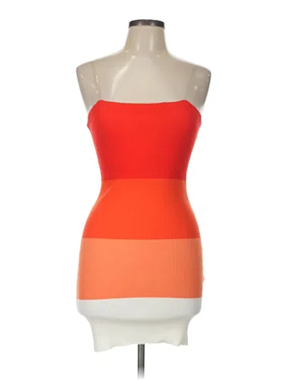 Pre-owned Shein Cocktail Dress In Orange