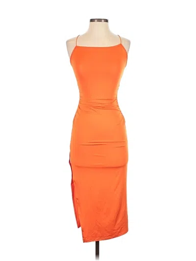 Pre-owned Shein Cocktail Dress In Orange