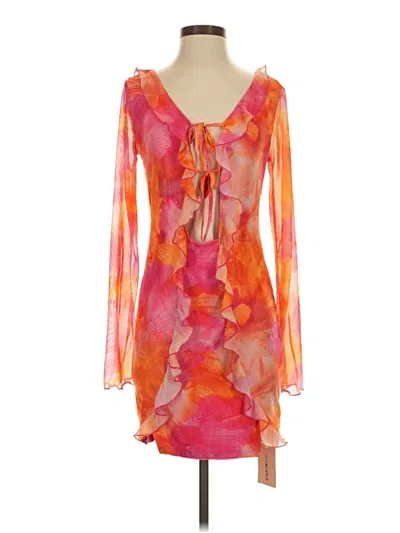 Shein Cocktail Dress In Orange