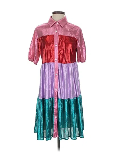 Pre-owned Shein Cocktail Dress In Pink