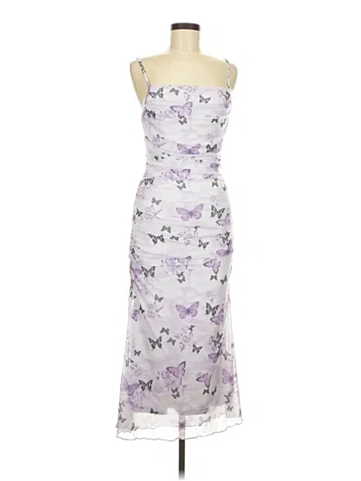 Pre-owned Shein Cocktail Dress In Purple