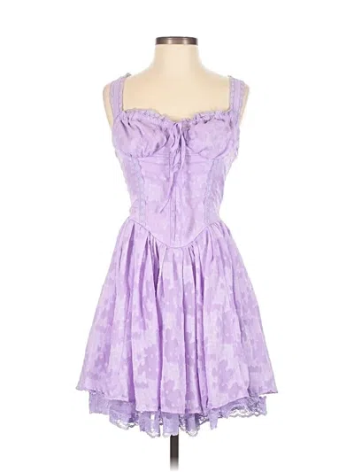 Pre-owned Shein Cocktail Dress In Purple