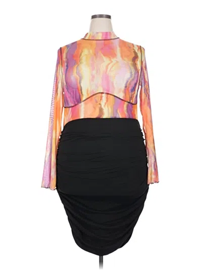 Pre-owned Shein Cocktail Dress In Purple