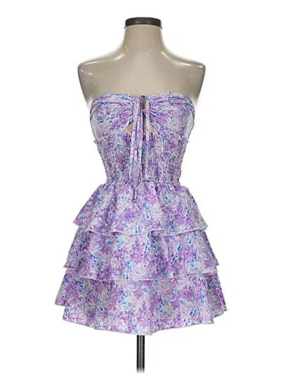 Pre-owned Shein Cocktail Dress In Purple