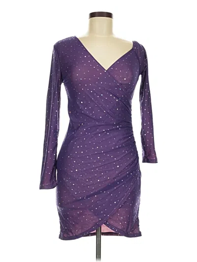 Pre-owned Shein Cocktail Dress In Purple