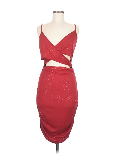 Pre-owned Shein Cocktail Dress In Red