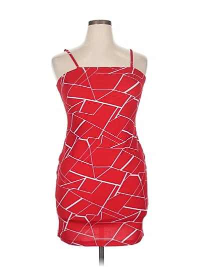 Pre-owned Shein Cocktail Dress In Red