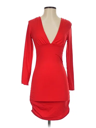 Pre-owned Shein Cocktail Dress In Red