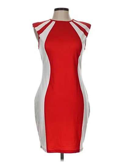 Pre-owned Shein Cocktail Dress In Red