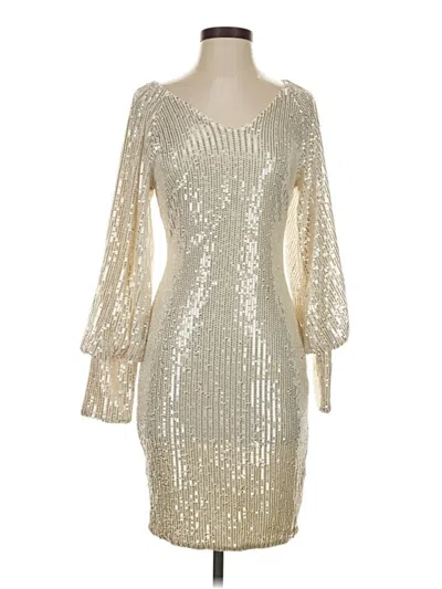 Pre-owned Shein Cocktail Dress In Silver