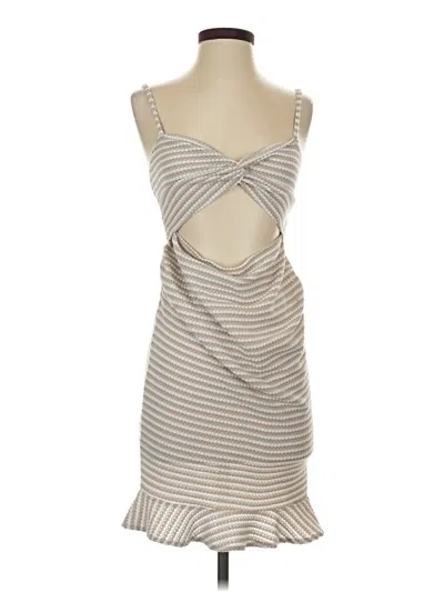 Pre-owned Shein Cocktail Dress In Silver