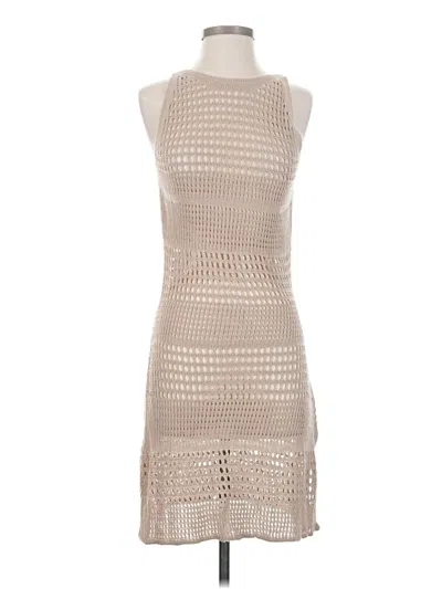 Pre-owned Shein Cocktail Dress In Tan