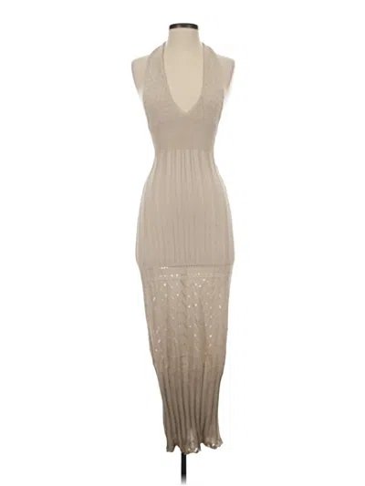 Pre-owned Shein Cocktail Dress In Tan