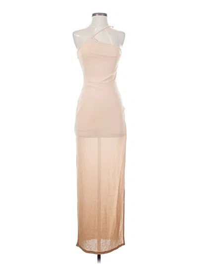 Pre-owned Shein Cocktail Dress In Tan
