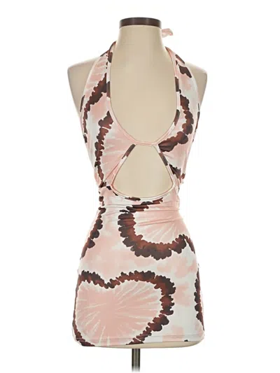 Pre-owned Shein Cocktail Dress In Tan