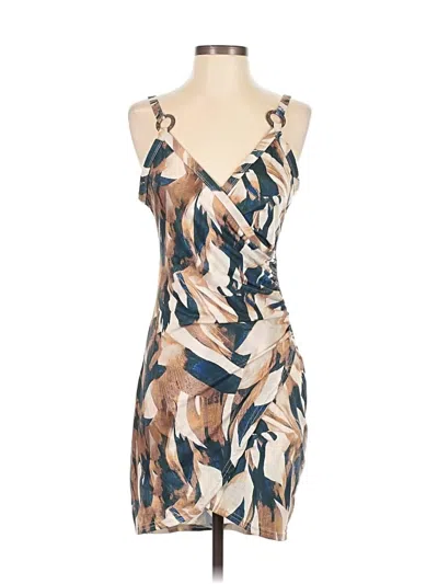 Pre-owned Shein Cocktail Dress In Tan