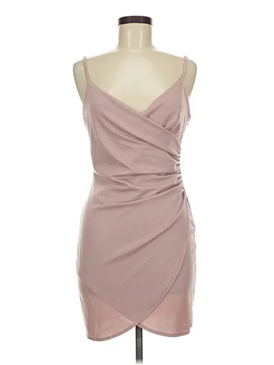 Pre-owned Shein Cocktail Dress In Tan