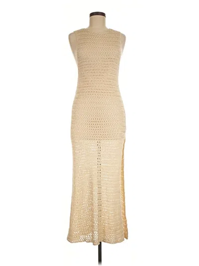 Pre-owned Shein Cocktail Dress In Tan